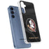 Florida State University Black Jersey Galaxy A35 5G Clear Case
